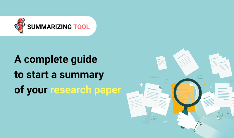 summarise research paper tool